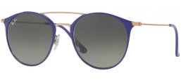 Gafas de Sol - Ray-Ban® - Ray-Ban® RB3546 - 9073A5 COPPER ON TOP VIOLET // GREY GRADIENT DARK GREY