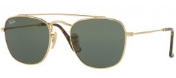 Lunettes de soleil - Ray-Ban® - Ray-Ban® RB3557 - 001 GOLD // GREEN