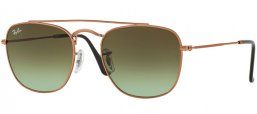 Lunettes de soleil - Ray-Ban® - Ray-Ban® RB3557 - 9002A6 MEDIUM BRONZE // GREEN BROWN GRADIENT