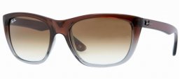 Sunglasses - Ray-Ban® - Ray-Ban® RB4154 - 824/51 BROWN GRADIENT ON GREY TRANSPARENT // CRYSTAL BROWN GRADIENT