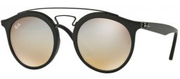 Gafas de Sol - Ray-Ban® - Ray-Ban® RB4256 - 6253B8 MATTE BLACK // MIRROR GRADIENT GREY