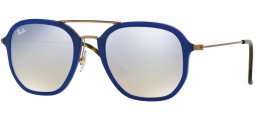 Sunglasses - Ray-Ban® - Ray-Ban® RB4273 - 62599U SHINY BLUE // GREY MIRROR GRADIENT