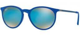 Sunglasses - Ray-Ban® - Ray-Ban® RB4274 - 6260B7 SHINY BLUE // MIRROR GRADIENT GREY