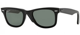Sunglasses - Ray-Ban® - Ray-Ban® RB2140 ORIGINAL WAYFARER - 901/58 BLACK CRYSTAL // GREEN POLARIZED