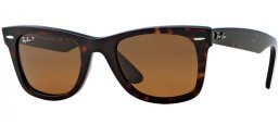 Sunglasses - Ray-Ban® - Ray-Ban® RB2140 ORIGINAL WAYFARER - 902/57 TORTOISE // CRYSTAL BROWN POLARIZED