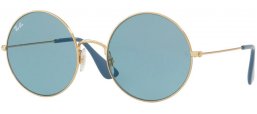 Sunglasses - Ray-Ban® - Ray-Ban® RB3592 JA-JO - 001/F7 GOLD // LIGHT BLUE FLASH