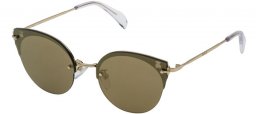 Sunglasses - Tous - STOA09 - 300G BROWN LIGHT GOLD // BROWN MIRROR GOLD