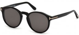 Sunglasses - Tom Ford - IAN-02 FT0591 - 01A BLACK // GREY
