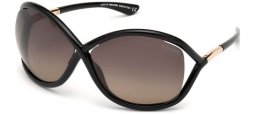 Sunglasses - Tom Ford - WITHNEY FT0009 - 01D BLACK GOLD // GREY GRADIENT POLARIZED