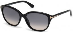 Gafas de Sol - Tom Ford - KARMEN FT0329 - 01B SHINY BLACK // GREY GRADIENT