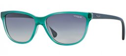 Gafas de Sol - Vogue - VO2729S   - 218911 TOP TURQUOISE TRANSPARENT DEMI SHINY // GREY GRADIENT