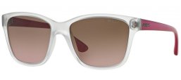 Sunglasses - Vogue - VO2896S - W74514 TRANSPARENT DEMI SHINY // PINK GRADIENT BROWN