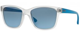 Sunglasses - Vogue - VO2896S - W7458F TRANSPARENT DEMI SHINY // BLUE GRADIENT