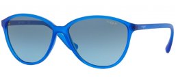 Sunglasses - Vogue - VO2940S - 22818F TRANSPARENT ELECTRIC BLUE // BLUE GRADIENT