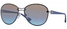 Sunglasses - Vogue - VO3883SB - 548S48  MATTE GUNMETAL // BLUE GRADIENT