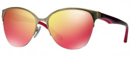 Lunettes de soleil - Vogue - VO3919S - 848/6Q BRUSHED PALE GOLD // RED MULTILAYER