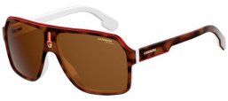 Sunglasses - Carrera - CARRERA 1001/S - C9K (SP) HAVANA WHITE // BRONZE POLARIZED