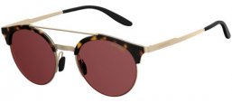 Gafas de Sol - Carrera - CARRERA 141/S - AOZ (W6) HAVANA STEEL MATTE GOLD // BURGUNDY POLARIZED ANTIREFLECTION