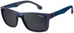 Gafas de Sol - Carrera - CARRERA 8024/LS - RCT (IR) MATTE BLUE // GREY BLUE