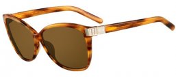 Sunglasses - Chloé - CE604S - 282  STRIPED BROWN // BROWN