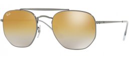 Sunglasses - Ray-Ban® - Ray-Ban® RB3648 MARSHAL - 004/I3 GUNMETAL // BROWN MIRROR SILVER GRADIENT GREY
