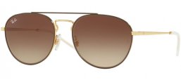 Gafas de Sol - Ray-Ban® - Ray-Ban® RB3589 - 905513 GOLD TOP ON BROWN // GRADIENT BROWN