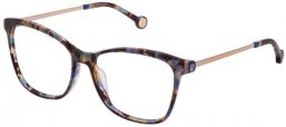 Lunettes de vue - Carolina Herrera - VHE818 - 06DQ  BLUE SHINY HAVANA