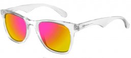 Sunglasses - Carrera - CARRERA 6000L/N - CRA (VQ) CRYSTAL // GREY RED MIRROR