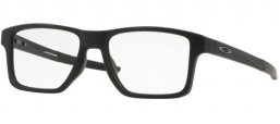 Lunettes de vue - Oakley Prescription Eyewear - OX8143 CHAMFER SQUARED - 8143-01 SATIN BLACK