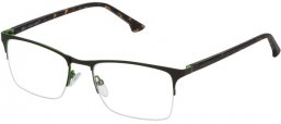 Lunettes de vue - Police - VPL397 JUNGLE 4 - 0SDN MATTE BROWN GREEN