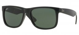 Sunglasses - Ray-Ban® - Ray-Ban® RB4165 JUSTIN - 601/71 BLACK // GREEN