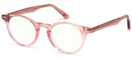 Monturas - Tom Ford - FT5557-B - 072  TRANSPARENT PINK
