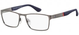 Monturas - Tommy Hilfiger - TH 1543 - R80 STEEL METAL DARK RUTHENIUM