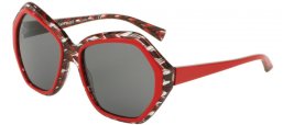 Gafas de Sol - Alain Mikli - A05025 - R1093F TOP RED ZIG ZAG RED // DARK GREY