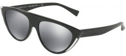 Gafas de Sol - Alain Mikli - A05031 MISS J - 005/6G CRYSTAL BLACK // GREY MIRROR BLACK