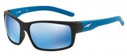 Sunglasses - Arnette - AN4202 FASTBALL - 226855 FUZZY BLACK // BLUE MIRROR BLUE