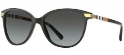 Sunglasses - Burberry - BE4216 - 3001T3 BLACK // GREY GRADIENT POLARIZED