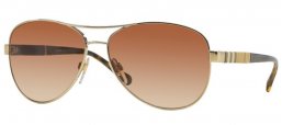 Sunglasses - Burberry - BE3080 - 114513 LIGHT GOLD // BROWN GRADIENT