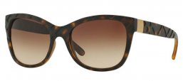 Lunettes de soleil - Burberry - BE4219 - 357813 MATTE DARK HAVANA // BROWN GRADIENT