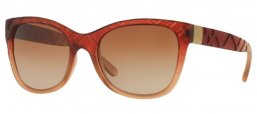 Lunettes de soleil - Burberry - BE4219 - 358413 MATTE BORDEAUX GRADIENT // BROWN GRADIENT