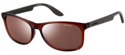 Gafas de Sol - Carrera - CARRERA 5005 - DEF (8G) TRANSPARENT BROWN // BROWN MIRROR GOLD