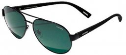 Sunglasses - Chopard - SCHB35 - 531P MATTE BLACK // GREY GREEN POLARIZED