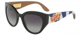 Lunettes de soleil - Dolce & Gabbana - DG4278 - 501/8G BLACK // GREY GRADIENT