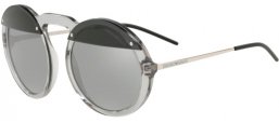 Lunettes de soleil - Emporio Armani - EA4121 - 57076G TRANSPARENT GREY // LIGHT GREY MIRROR SILVER