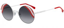 Sunglasses - Fendi - FF 0248/S - VK6 (9O) WHITE // DARK GREY GRADIENT
