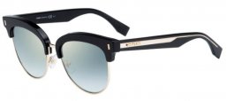 Sunglasses - Fendi - FF 0154/S - VJG (EZ) BLACK // GREEN GRADIENT MIRROR