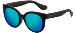 Sunglasses - Havaianas - NORONHA/L - QFU (Z0)  BLACK // MULTILAYER BLUE