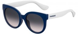 Sunglasses - Havaianas - NORONHA/L - QMB (9O)  BLUE WHITE // DARK GREY GRADIENT