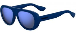 Sunglasses - Havaianas - RIO/M - 148 (XT)  RUBBER BLUE // BLUE SKY MIRROR