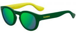 Sunglasses - Havaianas - TRANCOSO/M - GP7 (Z9)  GREEN YELLOW // GREEN MULTILAYER